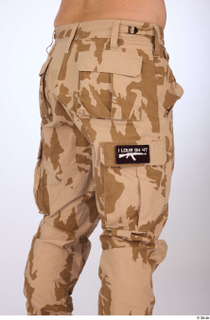 Danas camouflage cargo trousers dressed thigh 0006.jpg